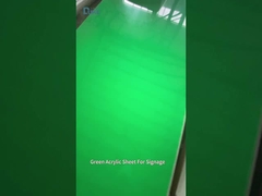 DUKE Folha acrílica de cor verde fundida de alta qualidade PMMA Perspex Plexiglass para sinalização de sinalização