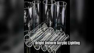 Placa guia de luz acrílica premium para iluminação uniforme