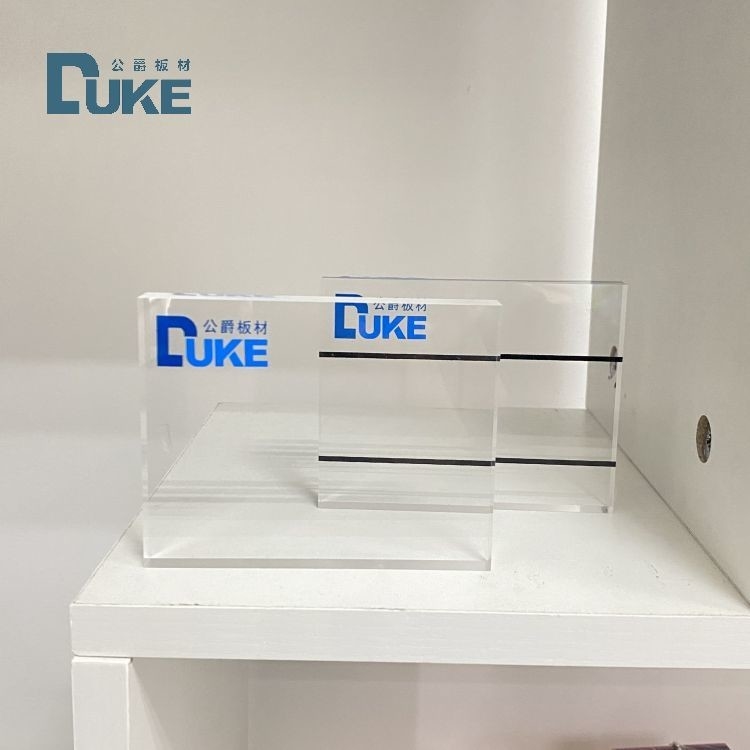 8mm de Duke fabricante de placa acrílica anti-UV 20x30ft Soundproof UV vedação 4mm PMMA para gravação de construção municipal Incluído