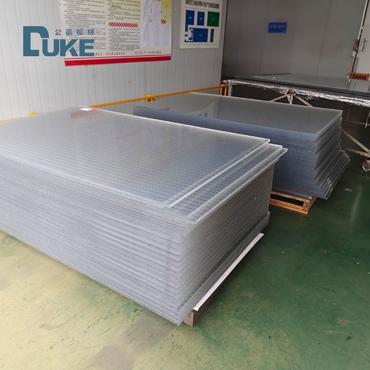 8mm de Duke fabricante de placa acrílica anti-UV 20x30ft Soundproof UV vedação 4mm PMMA para gravação de construção municipal Incluído