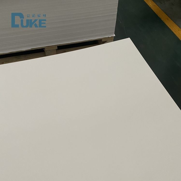 DUKE Folha de acrílico fundido anti-mofo de grau sanitário 3 mm PMMA branco para banheira Serviço de corte personalizável