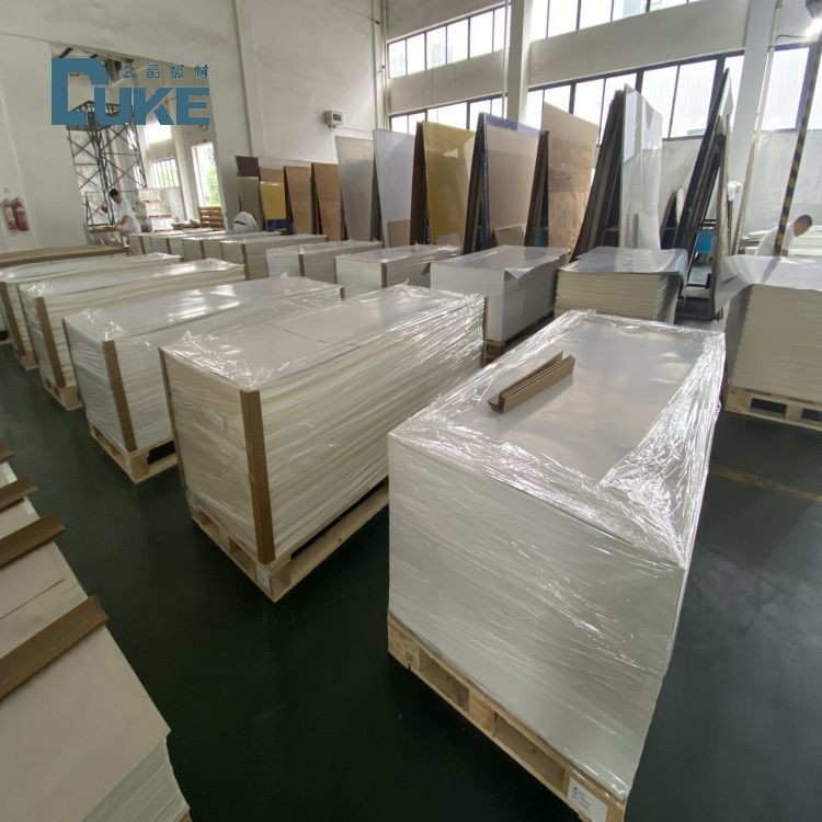 DUKE Grade sanitário Antimold 3 mm Banheira PMMA Branca Folha de Acrílico Cast PE 5 mm 8 mm Serviço de corte personalizável