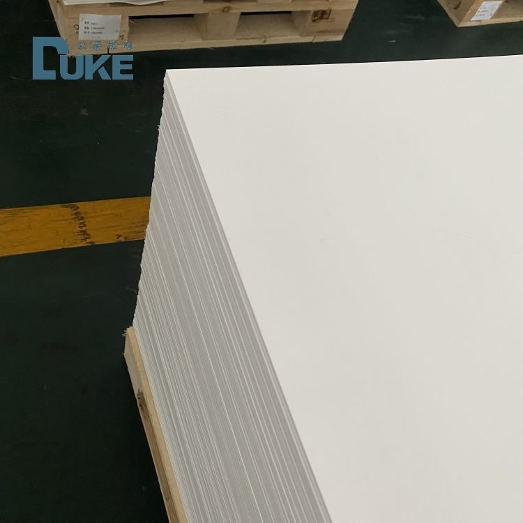 DUKE Grade sanitário Antimold 3 mm Banheira PMMA Branca Folha de Acrílico Cast PE 5 mm 8 mm Serviço de corte personalizável