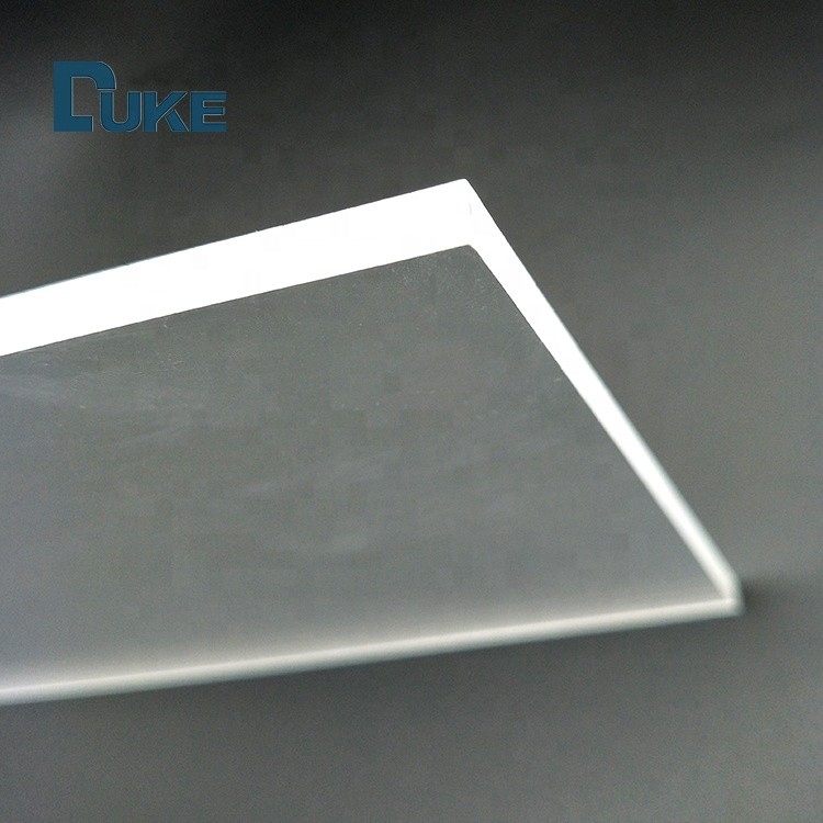 Transmissão de luz uniforme Nano LGP Edge Lit Superfície lisa Placa de guia de luz acrílica clara