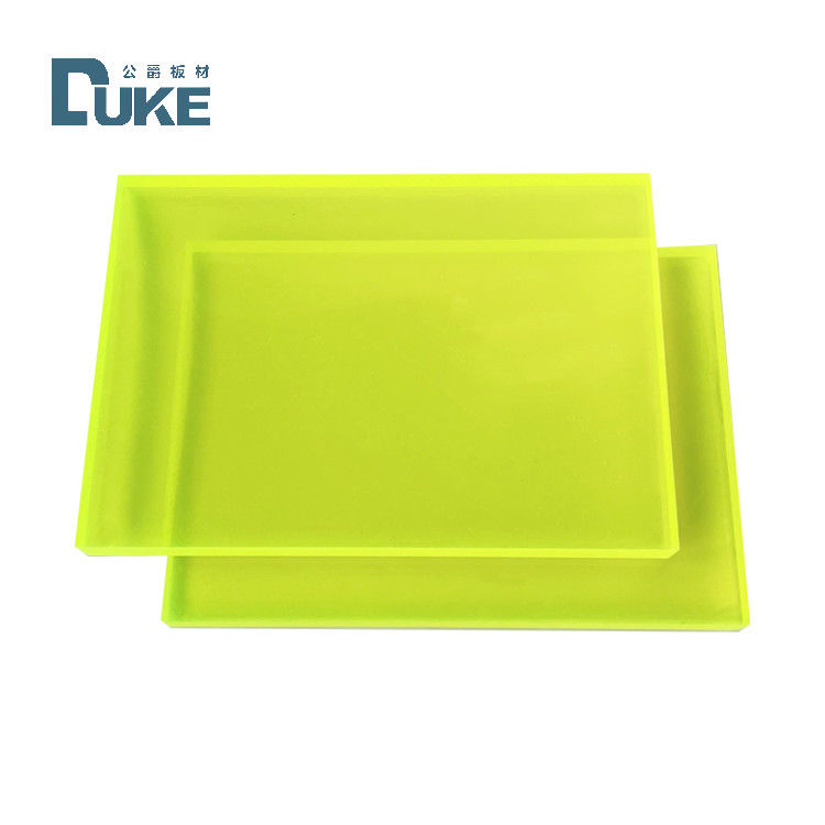 Folha de PMMA fluorescente personalizável para sinais de caixa de luz LED - painéis de exibição publicitários OEM