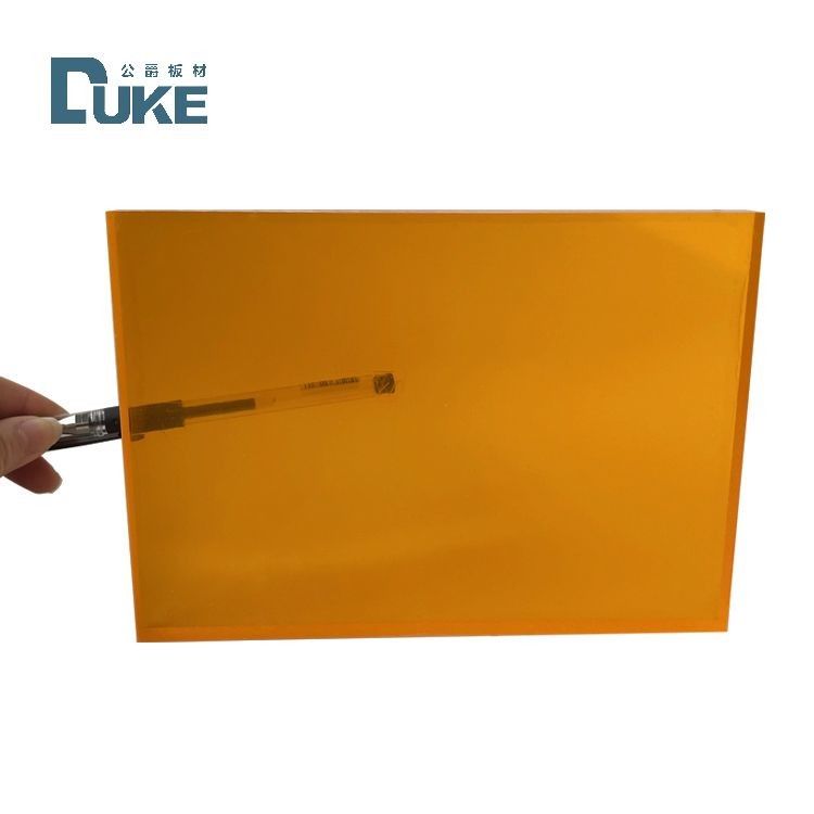 Chapa acrílica fundida fluorescente PMMA para painéis de sinalização publicitária de caixa de luz LED personalizada