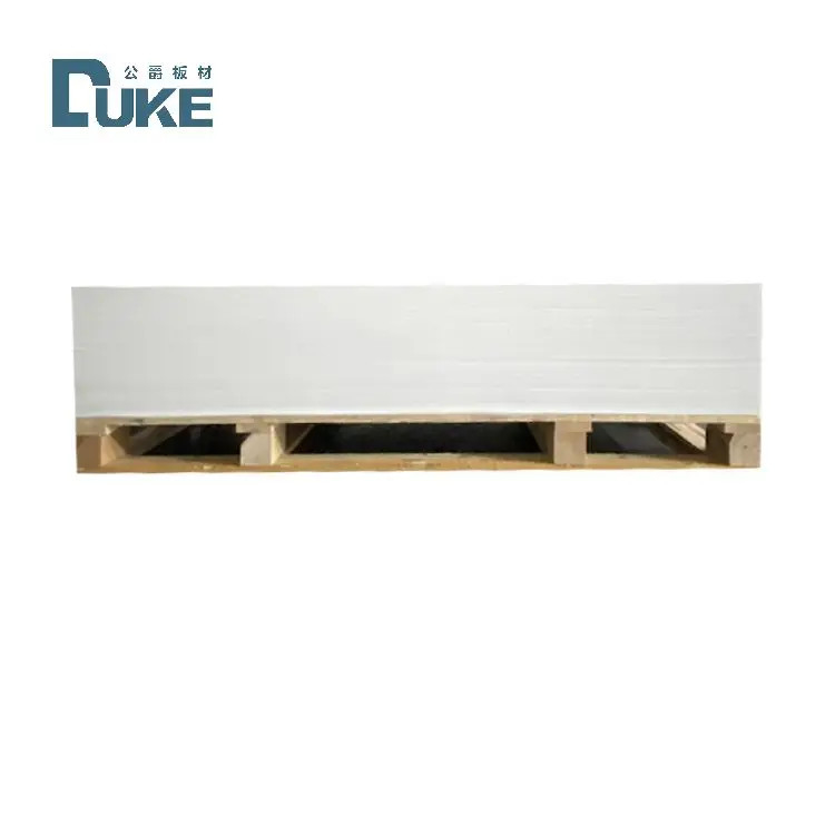 8mm Duke Fabricante 100% Virgem Mitsubishi MMA Branco Opal Acrílico Folha de acrílico fundido Plástico liso Artesanato Folha de sinalização