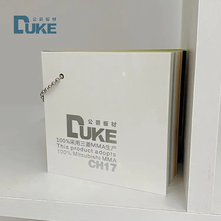 8mm Duke Fabricante 100% Virgem Mitsubishi MMA Branco Opal Acrílico Folha de acrílico fundido Plástico liso Artesanato Folha de sinalização
