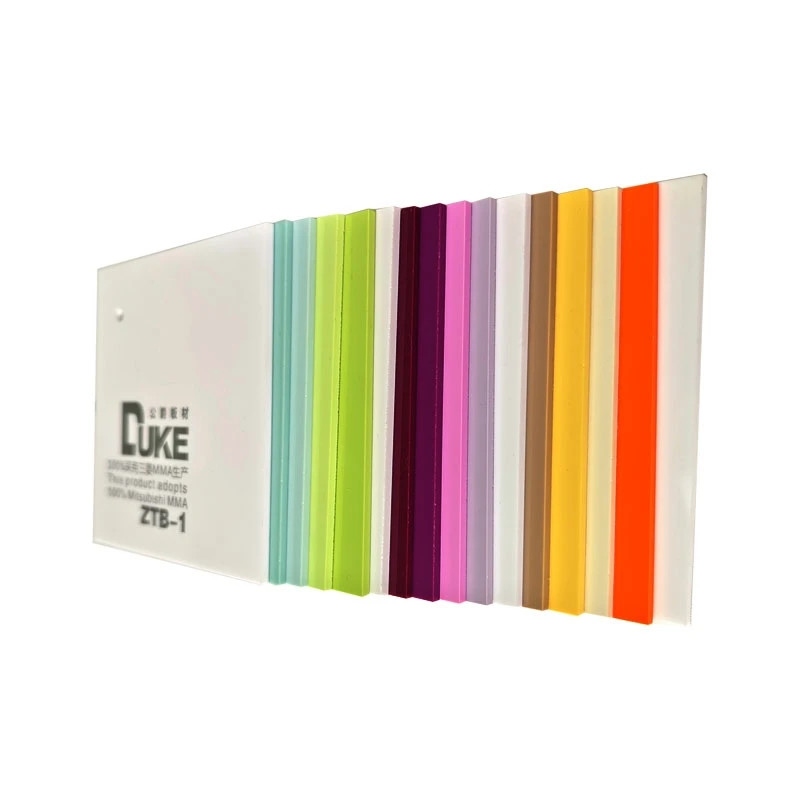 Duke 100% Virgem Mitsubishi Folha acrílica Cast Custom Banheira colorida Folha de plástico preço competitivo 12mm 5mm corte MMA