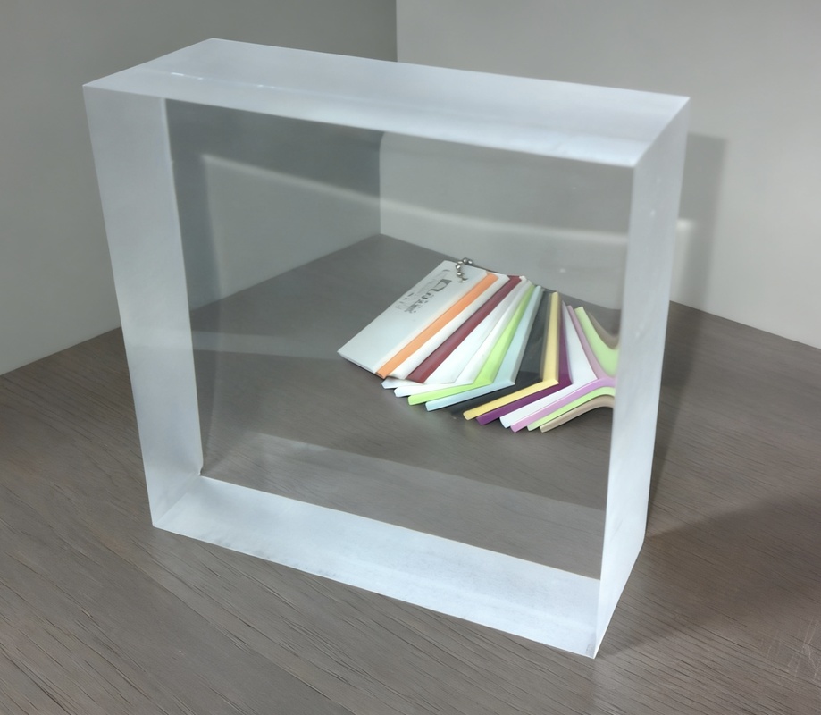 Parede de Janela Chão Lado Completo Painéis Embutidos Folha Acrílico Transparente Infinito Piscina Exterior Resistente a UV