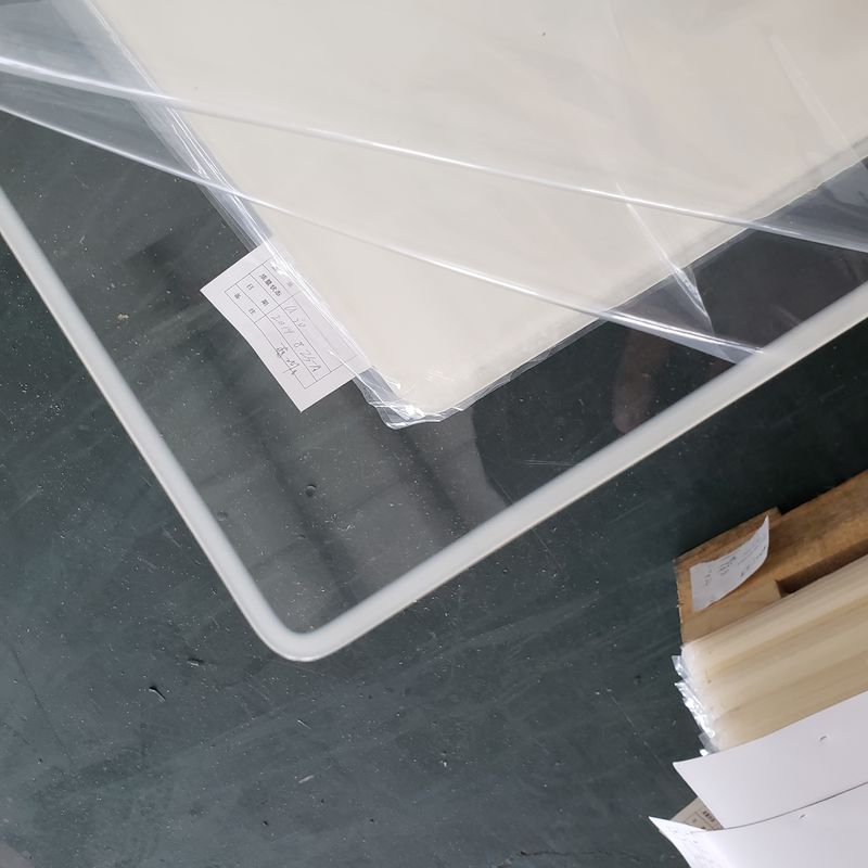 Chapas de Acrílico Fundido PMMA Transparente de 8mm Resistentes ao Calor Tamanho Personalizado Corte a Laser Impressão UV Gravação Publicidade Luz