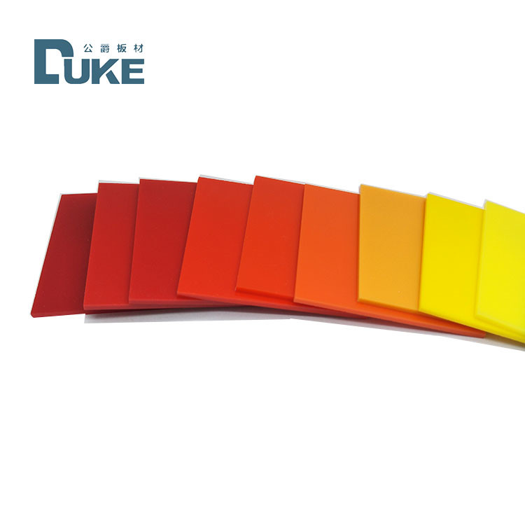 Resistente UV das folhas acrílicas do sinal do plexiglás de DUKE Colorful 4x8