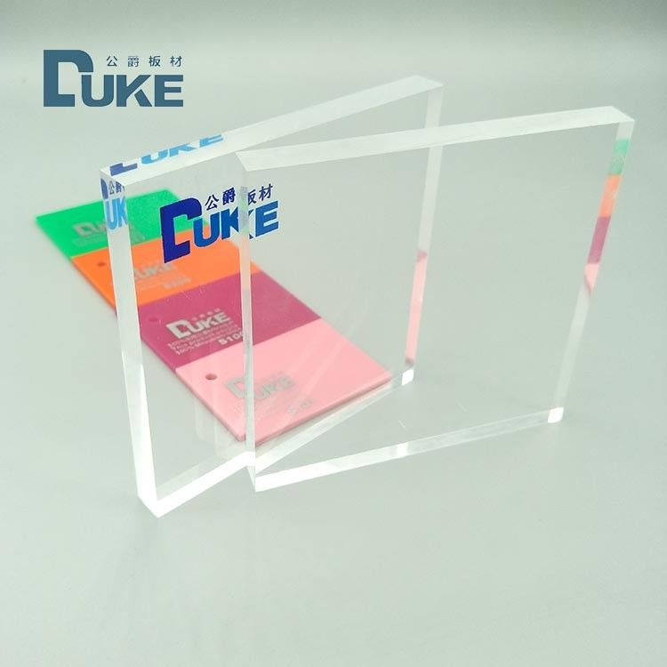 Chapas de Acrílico Fundido PMMA Transparente de 8mm Resistentes ao Calor Tamanho Personalizado Corte a Laser Impressão UV Gravação Publicidade Luz