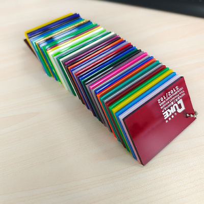 folha acrílica moldada 1220x2440mm 3mm do sinal PMMA para anunciar a caixa leve