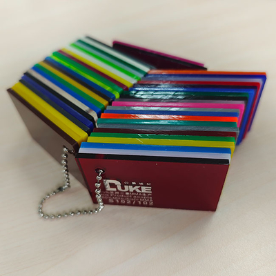As folhas acrílicas coloridas de PMMA respeitam 5 milímetros para a placa do sinal exterior