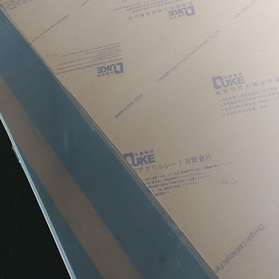 O corte que do laser PMMA claro moldou a folha acrílica transparente almofada 3mm