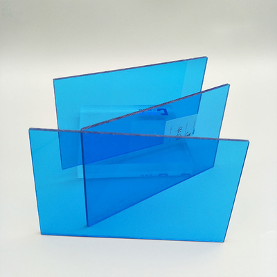 3mm Pmma azul 8mm transparente moldou o material acrílico do Signage da folha