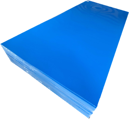 Fábrica da marca DUKE Grátis Folha de acrílico fundido de cor azul PMMA Perspex Plexiglass para publicidade