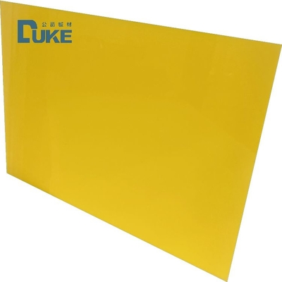 Laser Cut Grave espessa brilhante opaco amarelo lançado Lucite folha acrílica personalizada