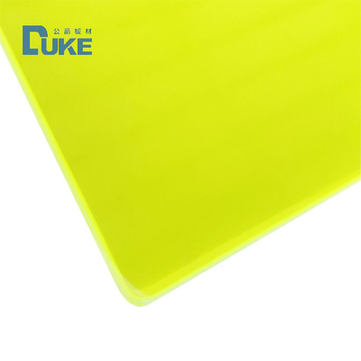 Folha de neon fluorescente translúcida de cor verde fundida acrílica de plexiglás para sinalização