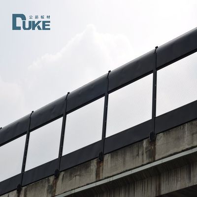 100% de material virgem folha acrílica fundida 5 mm a 20 mm espessura painel durável para barreira de som / barreira de ruído ao ar livre