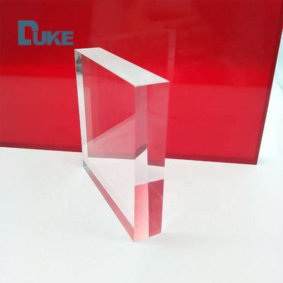 8mm Clear PMMA Cast Acrylic Sheets Heat Resistant Custom Size Laser Cutting UV Printing Engraving Advertising Light